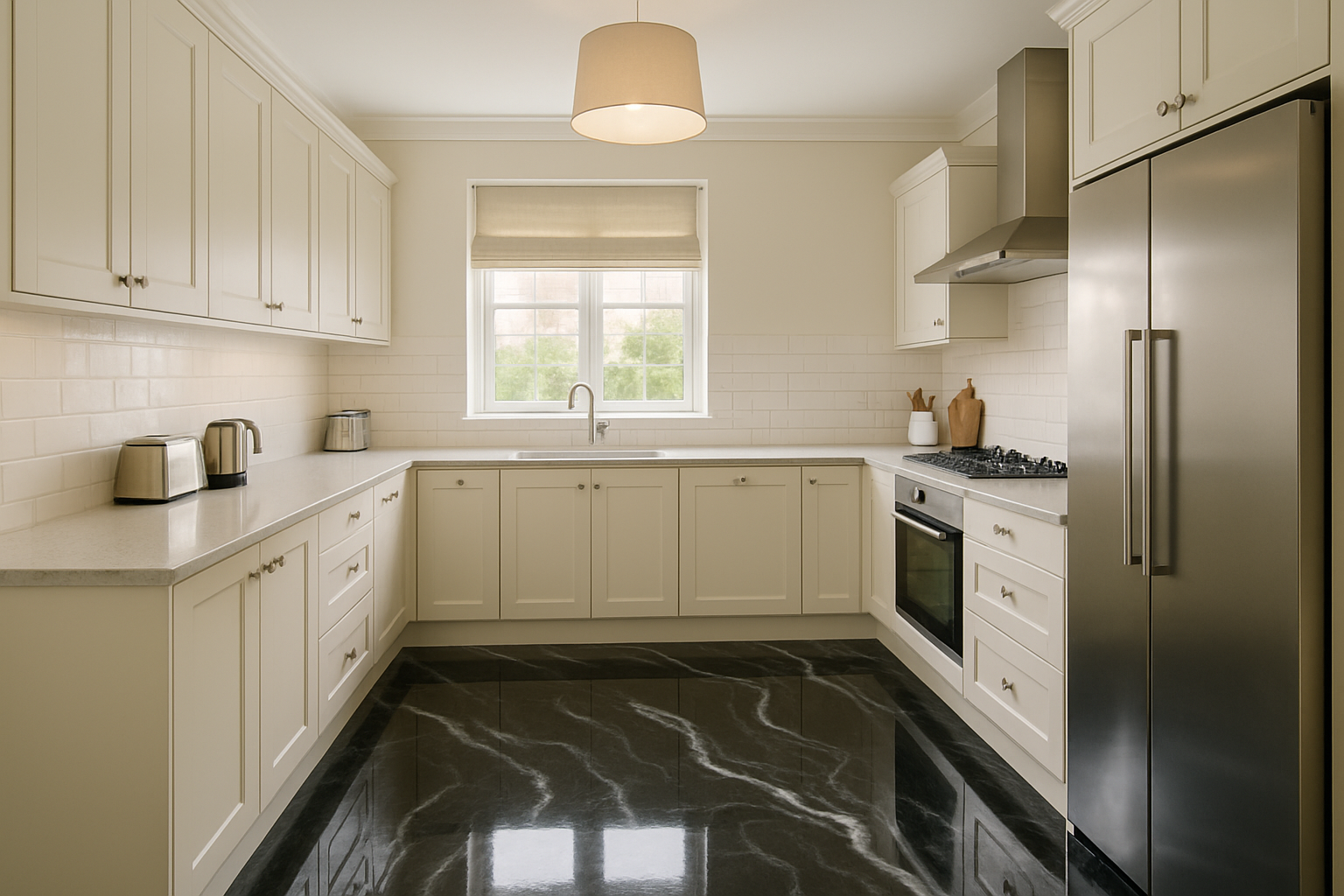 Epoxy flooring installation